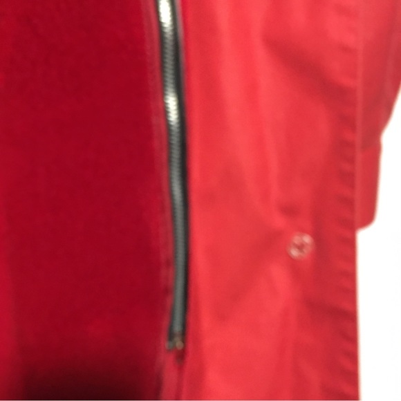 Vtg London Fog Maincoats Trench swing Raincoat weatherwear of distinction Red 6P - Picture 11 of 15